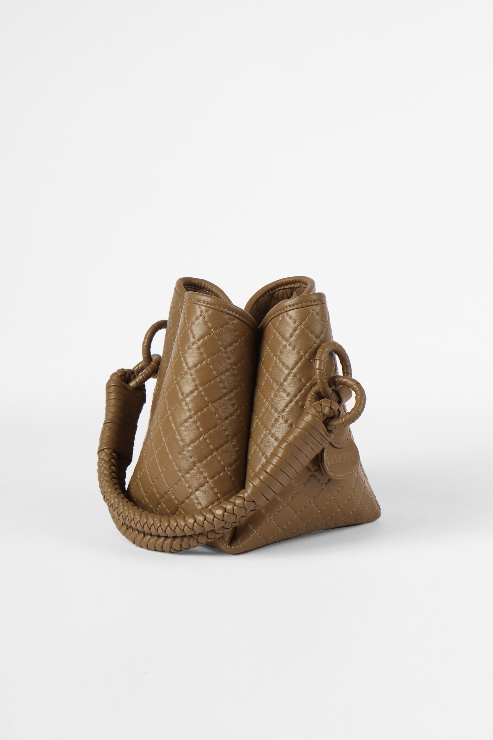 Tulip Mini Bucket Bag, Olive