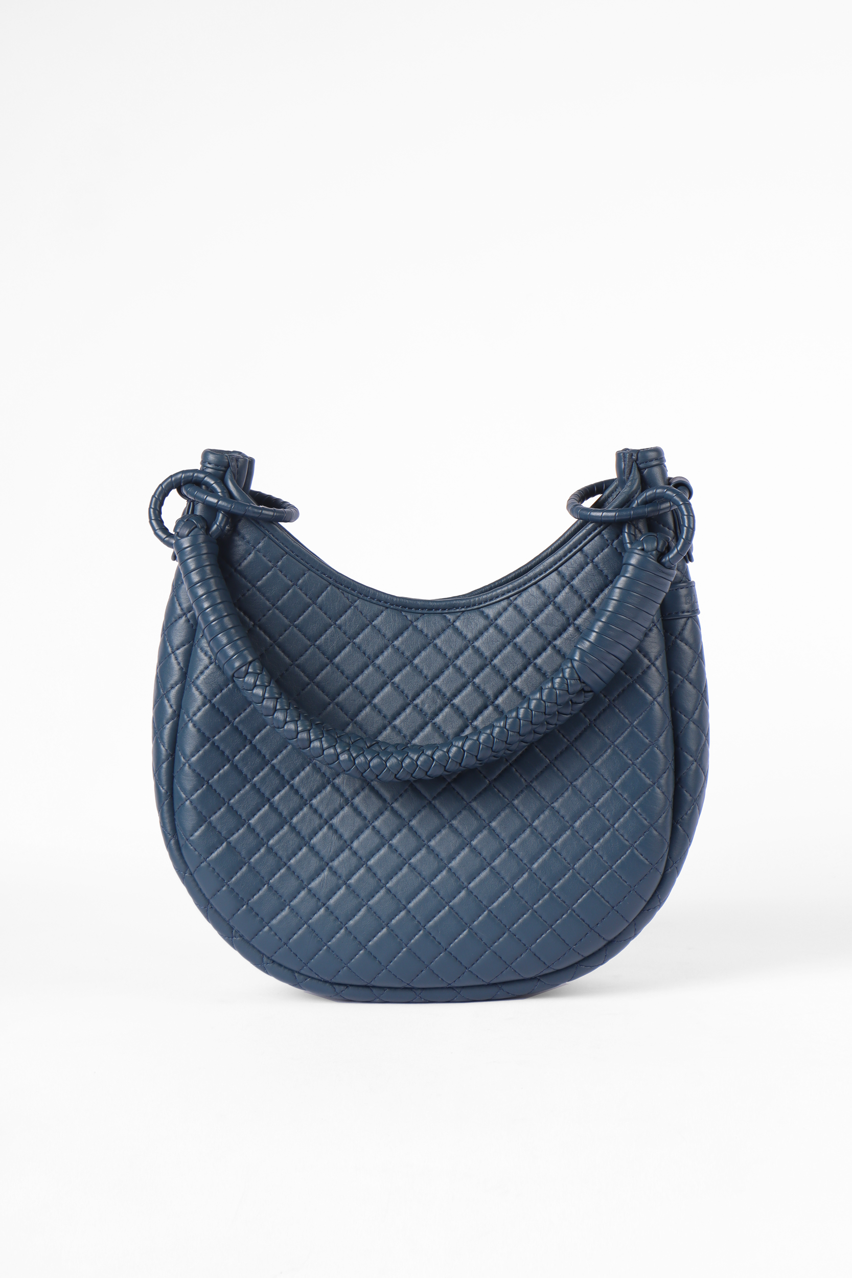 Saddle Shoulder Bag, Navy Blue