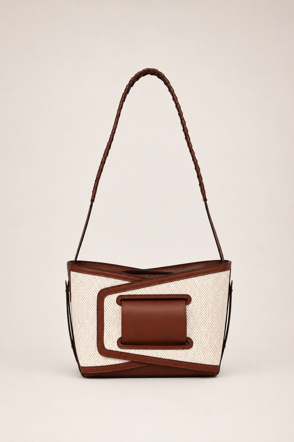 Omamori Bag, Canvas - Brown