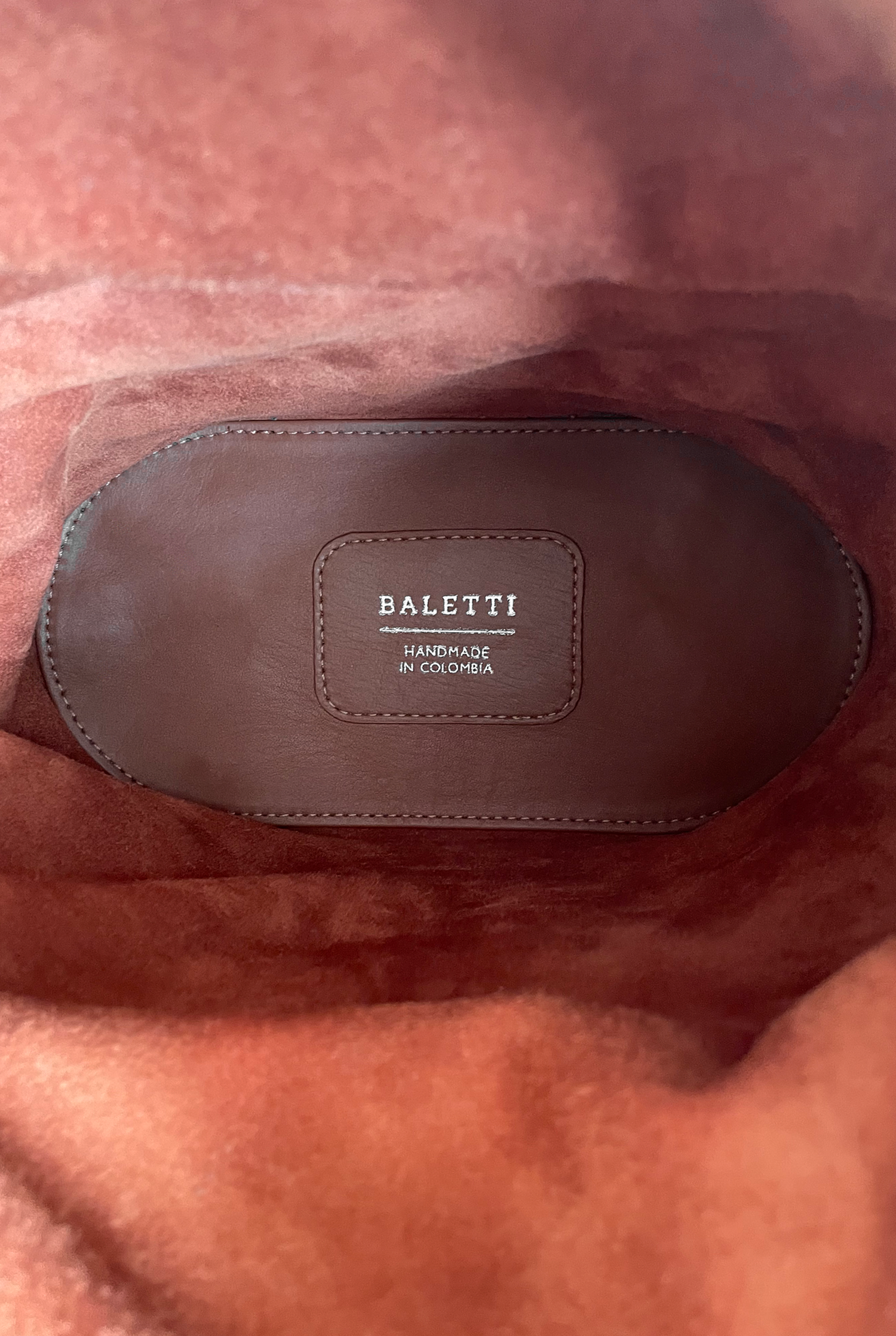 Caña Basket Bucket, Marbled Brown