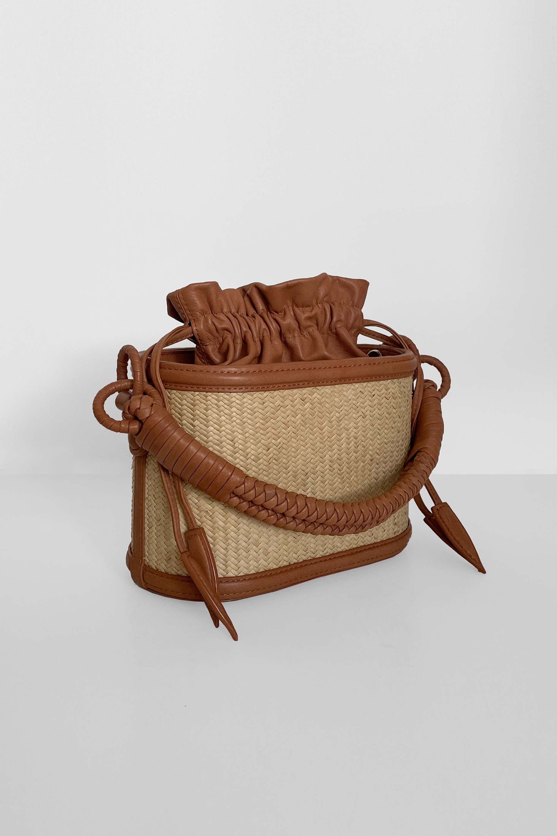 Iraca Basket Bucket, Canela