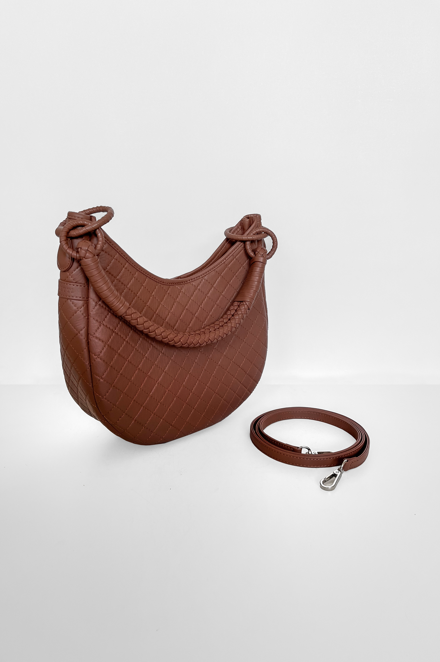 Saddle Shoulder Bag, Brandy