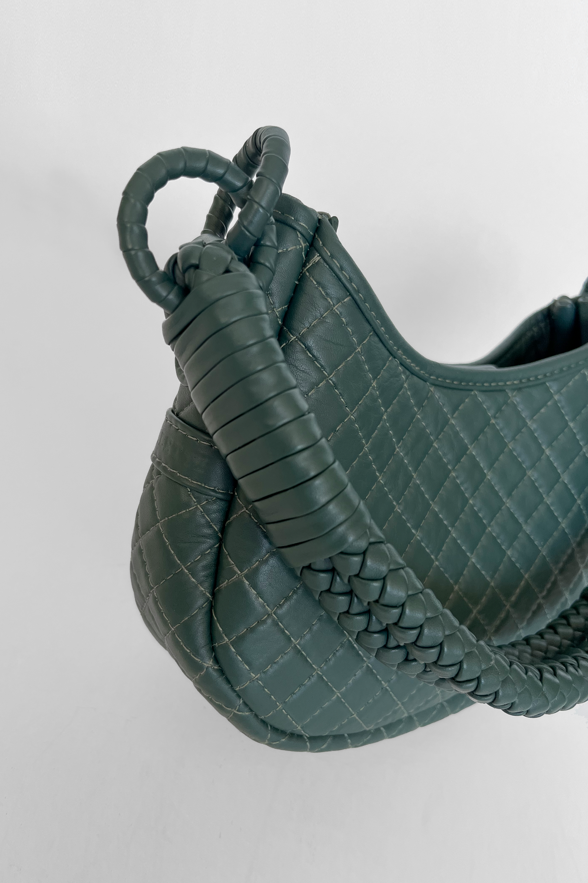 Saddle Mini, Shoulder Bag - Green