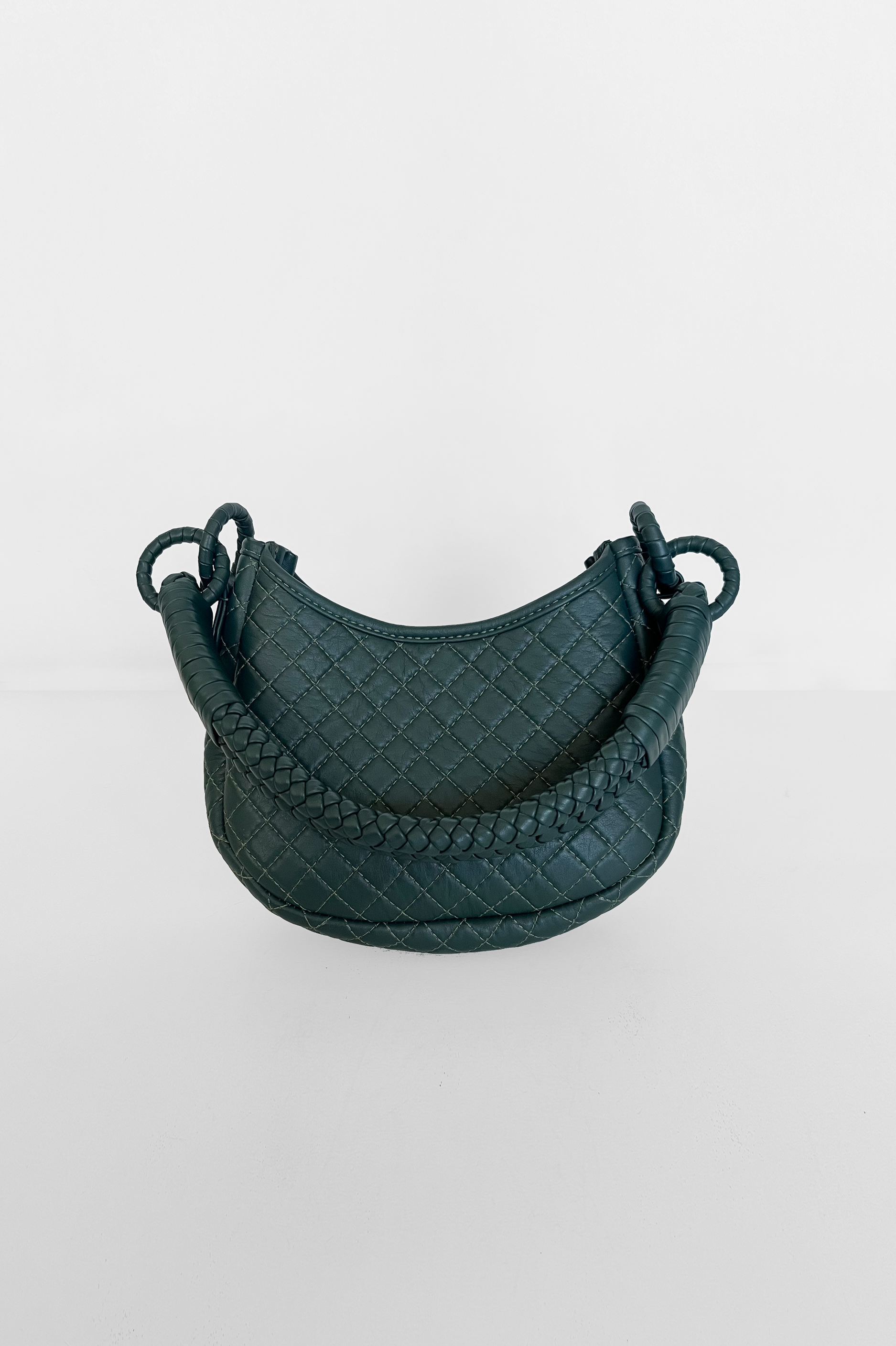 Saddle Mini, Shoulder Bag - Green