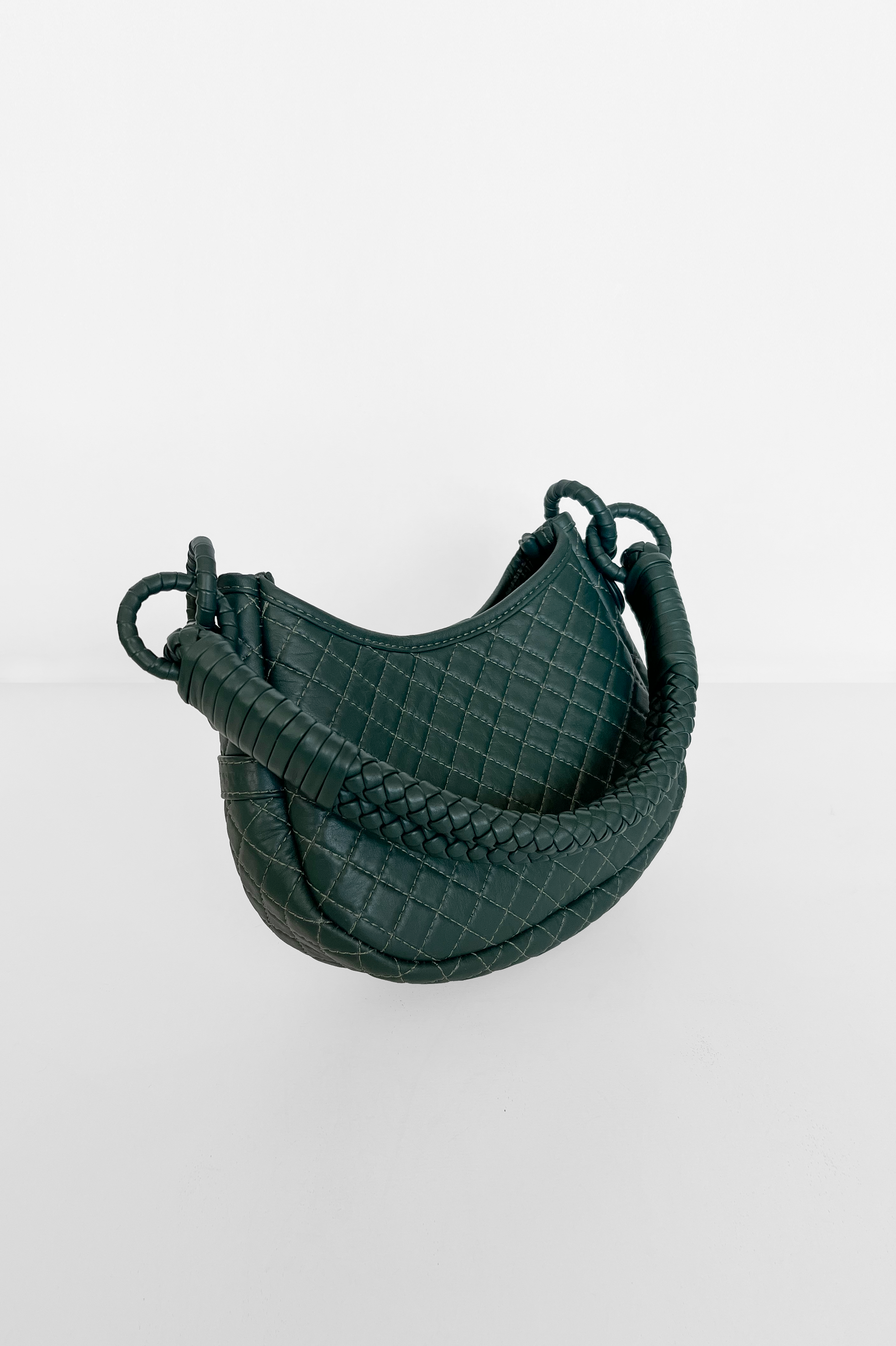 Saddle Mini, Shoulder Bag - Green
