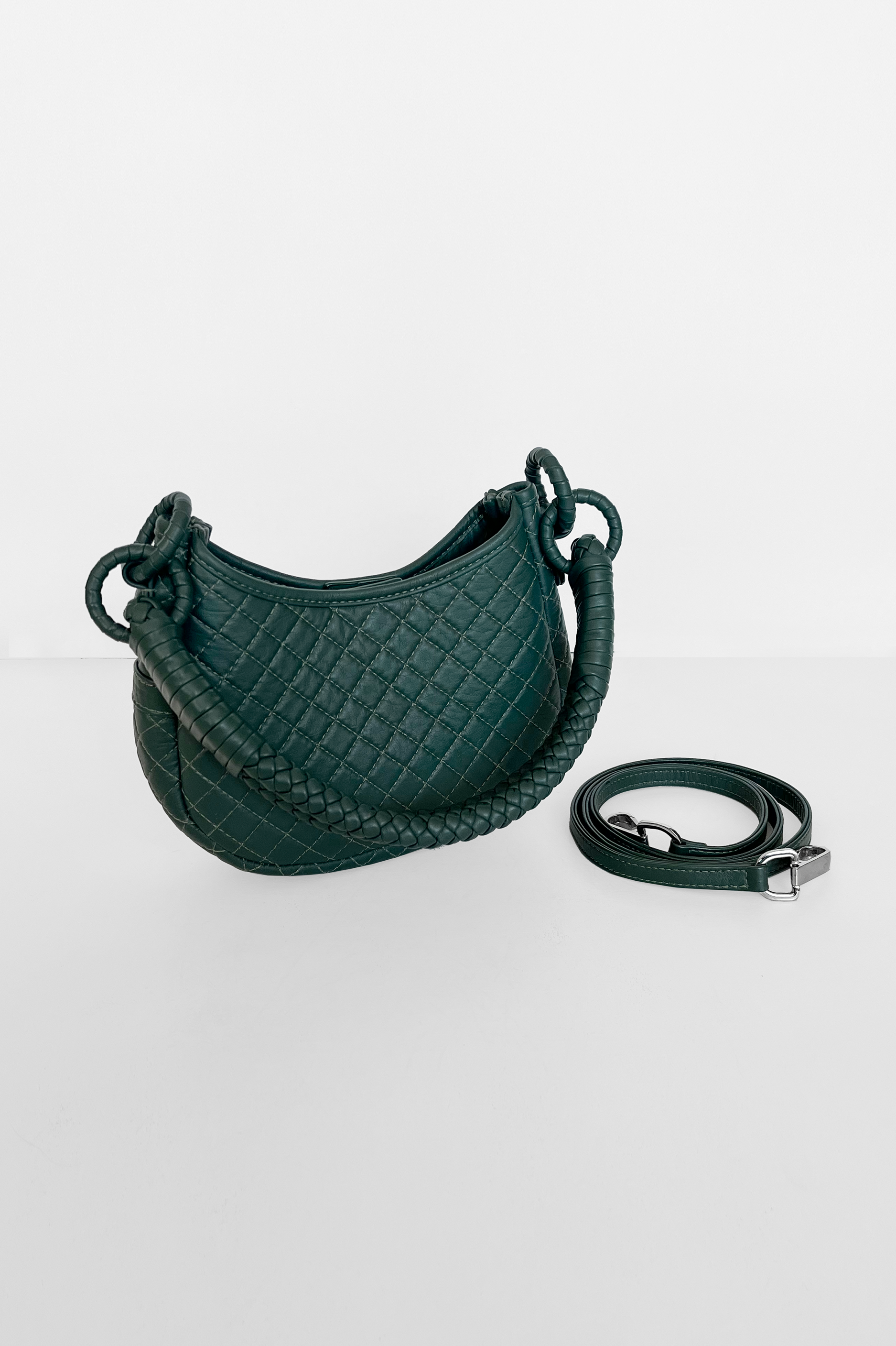 Saddle Mini, Shoulder Bag - Green