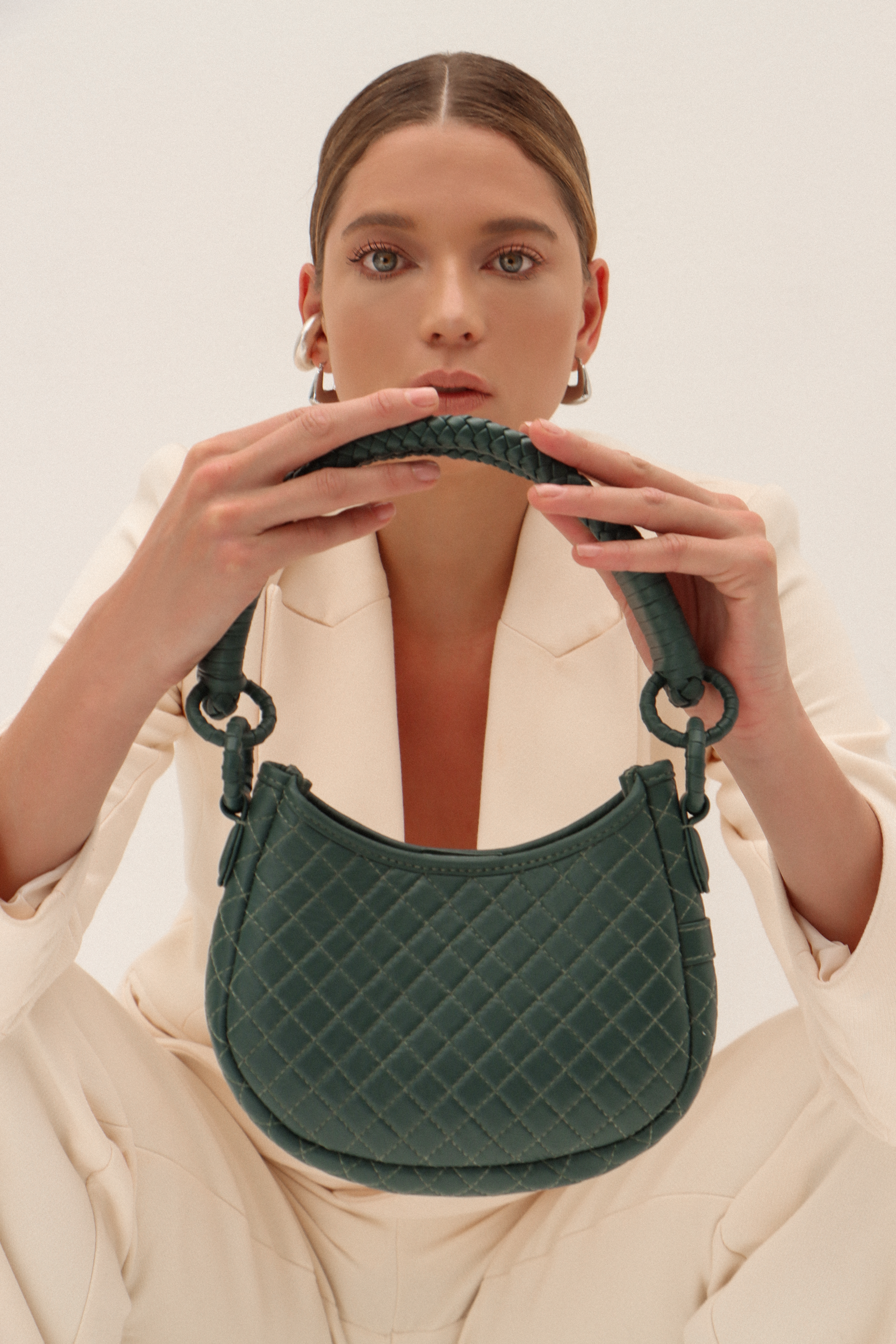 Saddle Mini, Shoulder Bag - Green