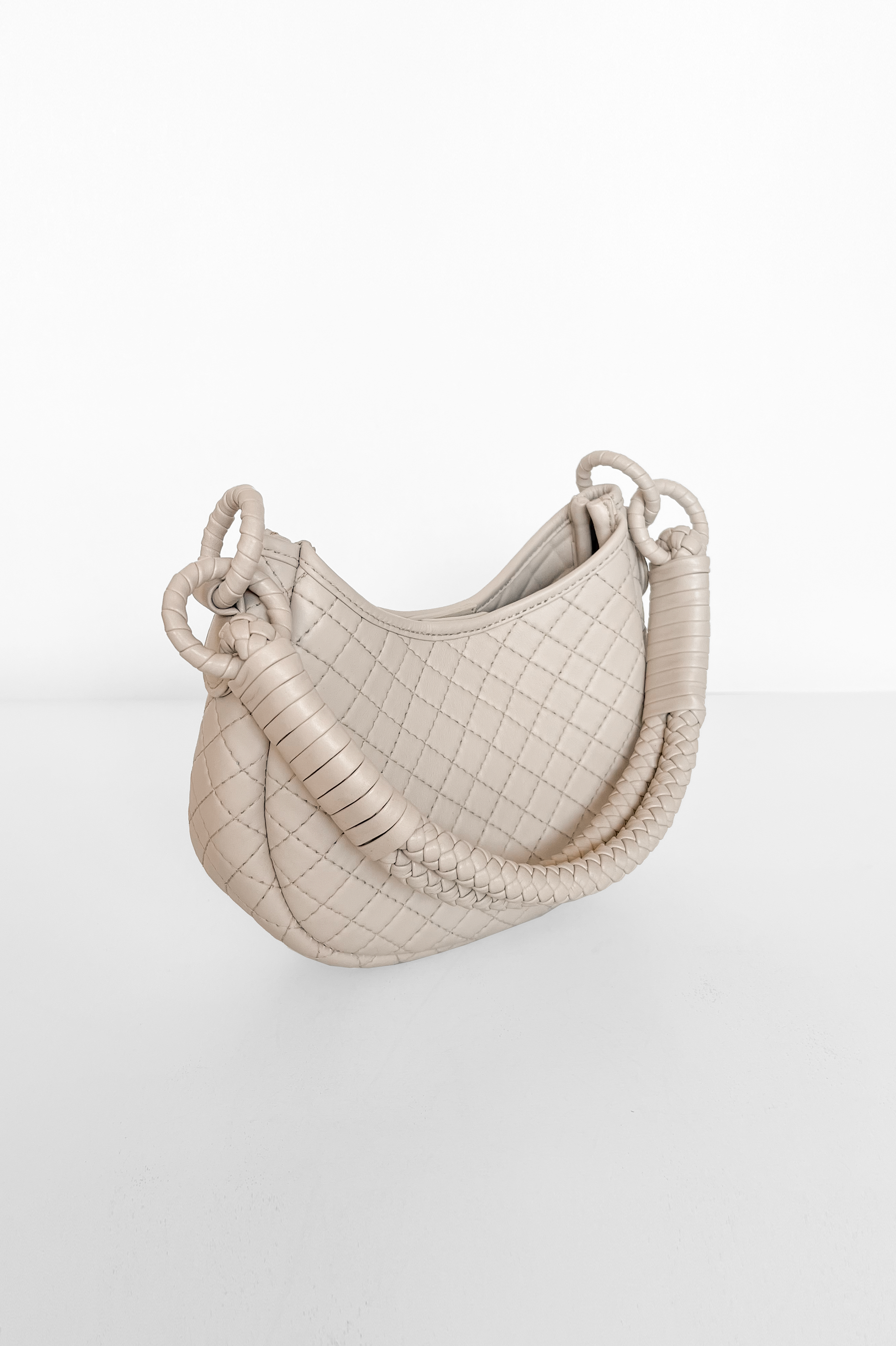 Saddle Mini, Shoulder Bag - Offwhite