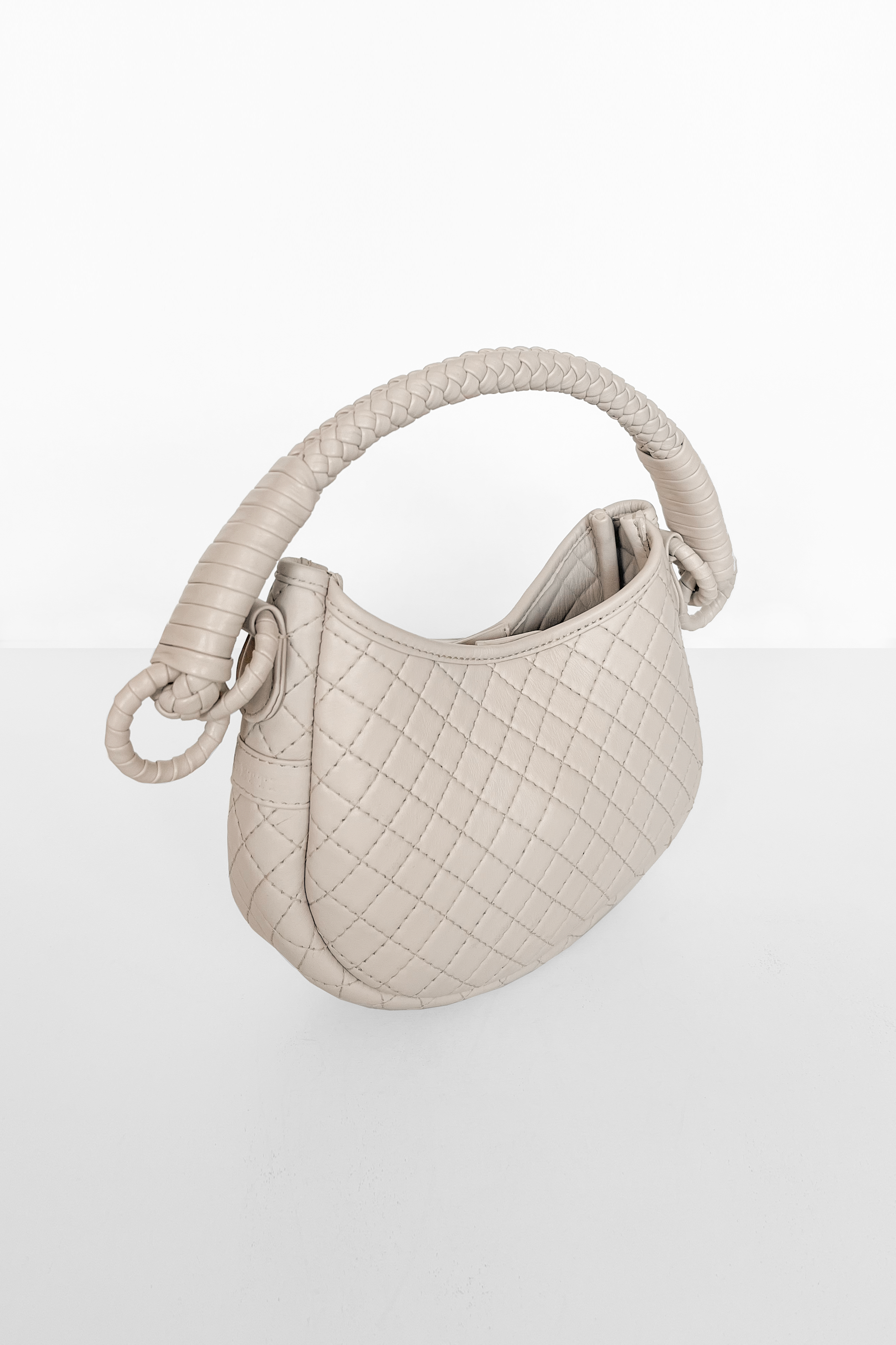 Saddle Mini, Shoulder Bag - Offwhite