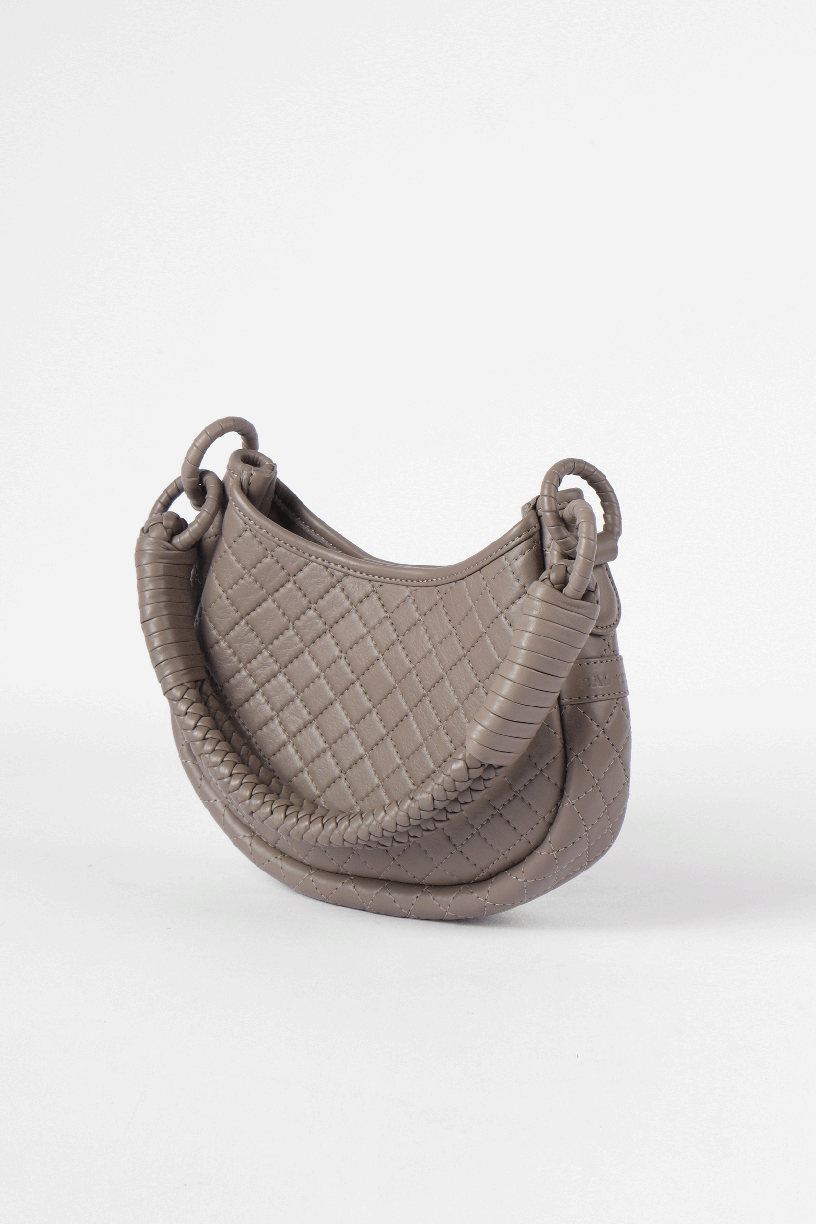 Saddle Mini, Shoulder Bag - Taupe