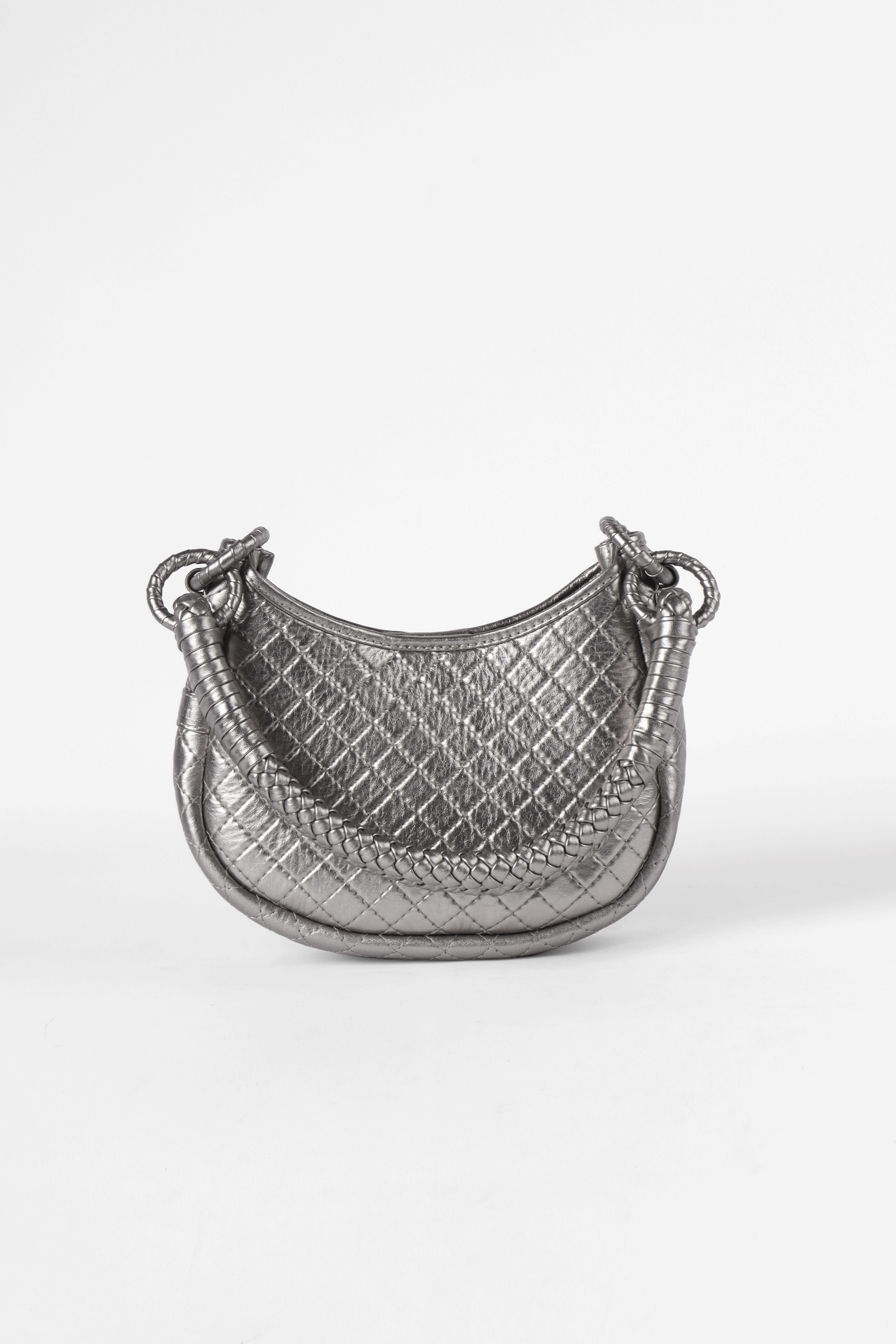 Saddle Mini, Shoulder Bag - Titanium