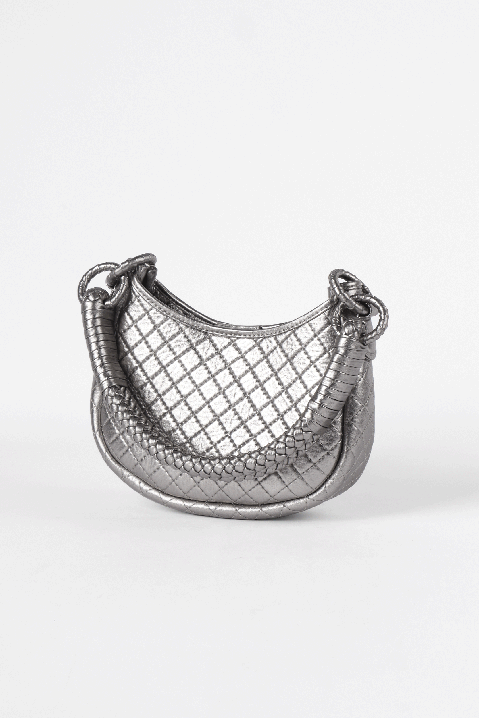 Saddle Mini, Shoulder Bag - Titanium
