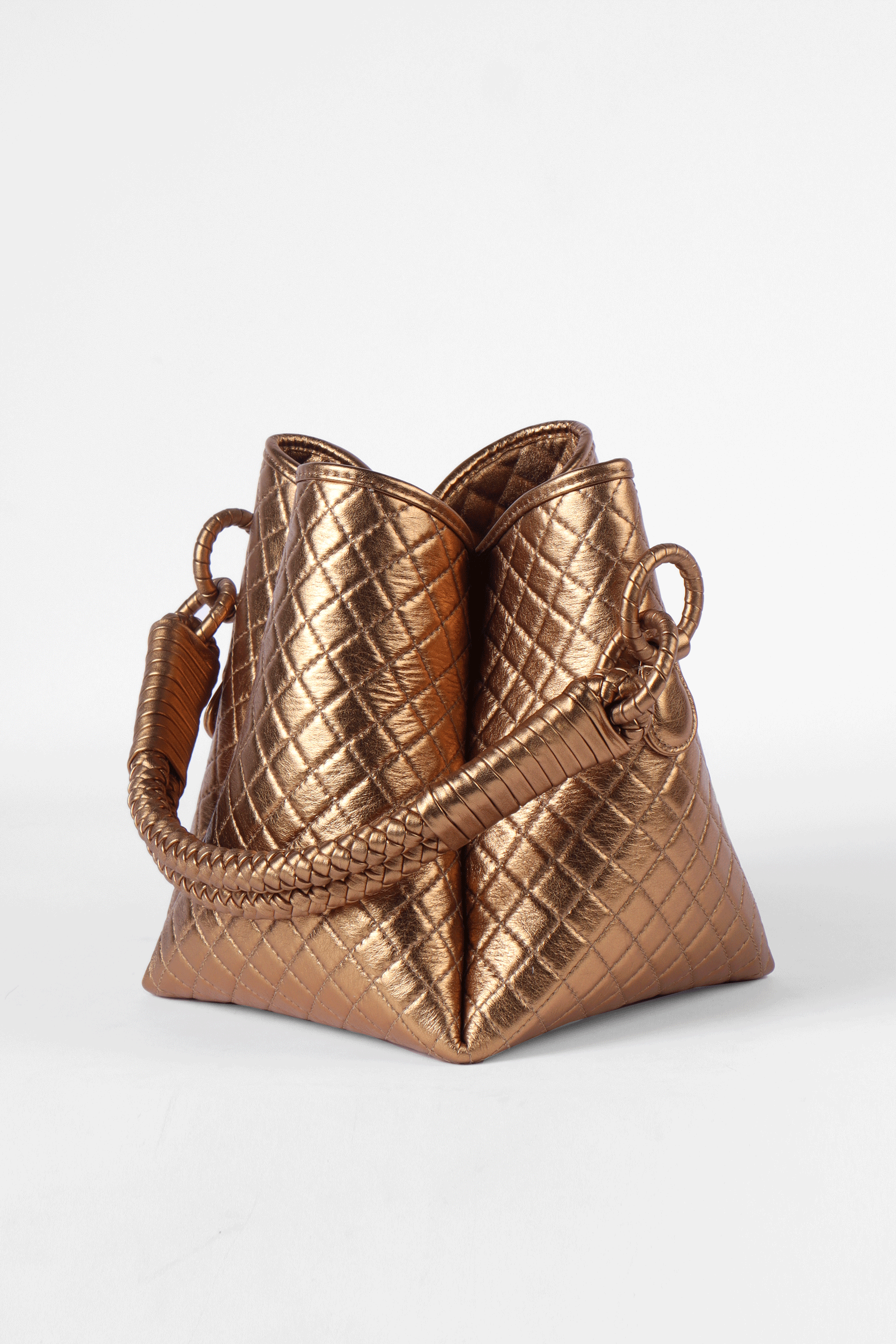 Tulip Bucket Bag, Gold. Limited Edition