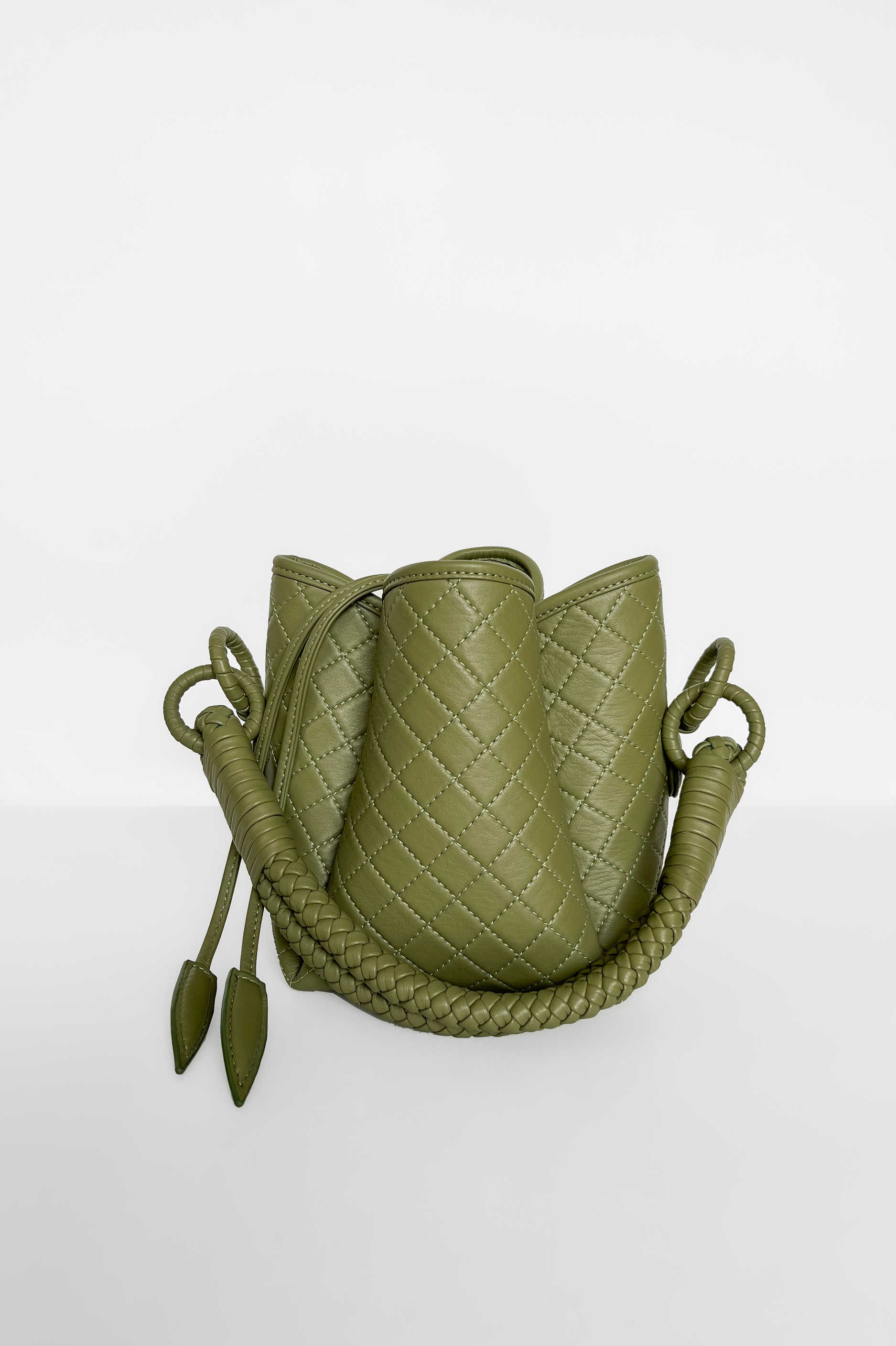 Tulip Mini Bucket Bag, Aloe