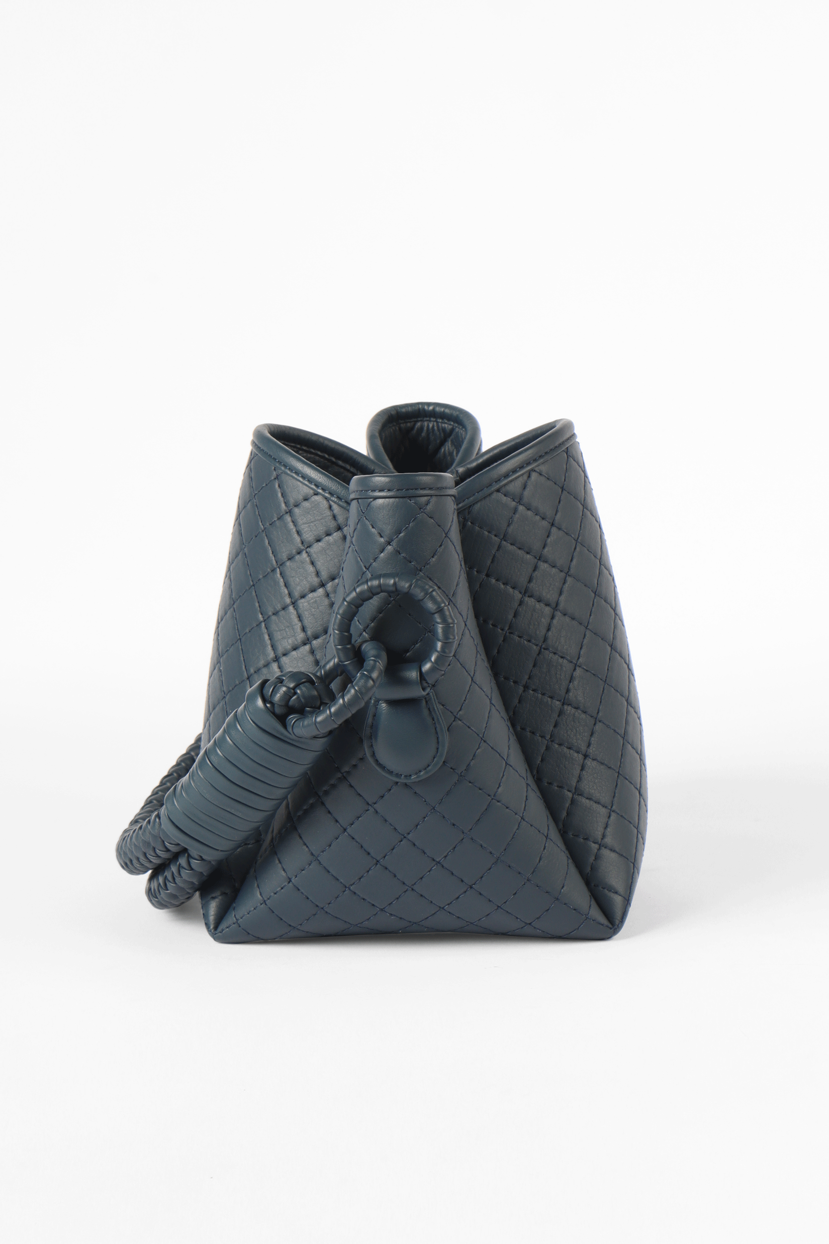 Tulip Mini Bucket Bag, Navy Blue