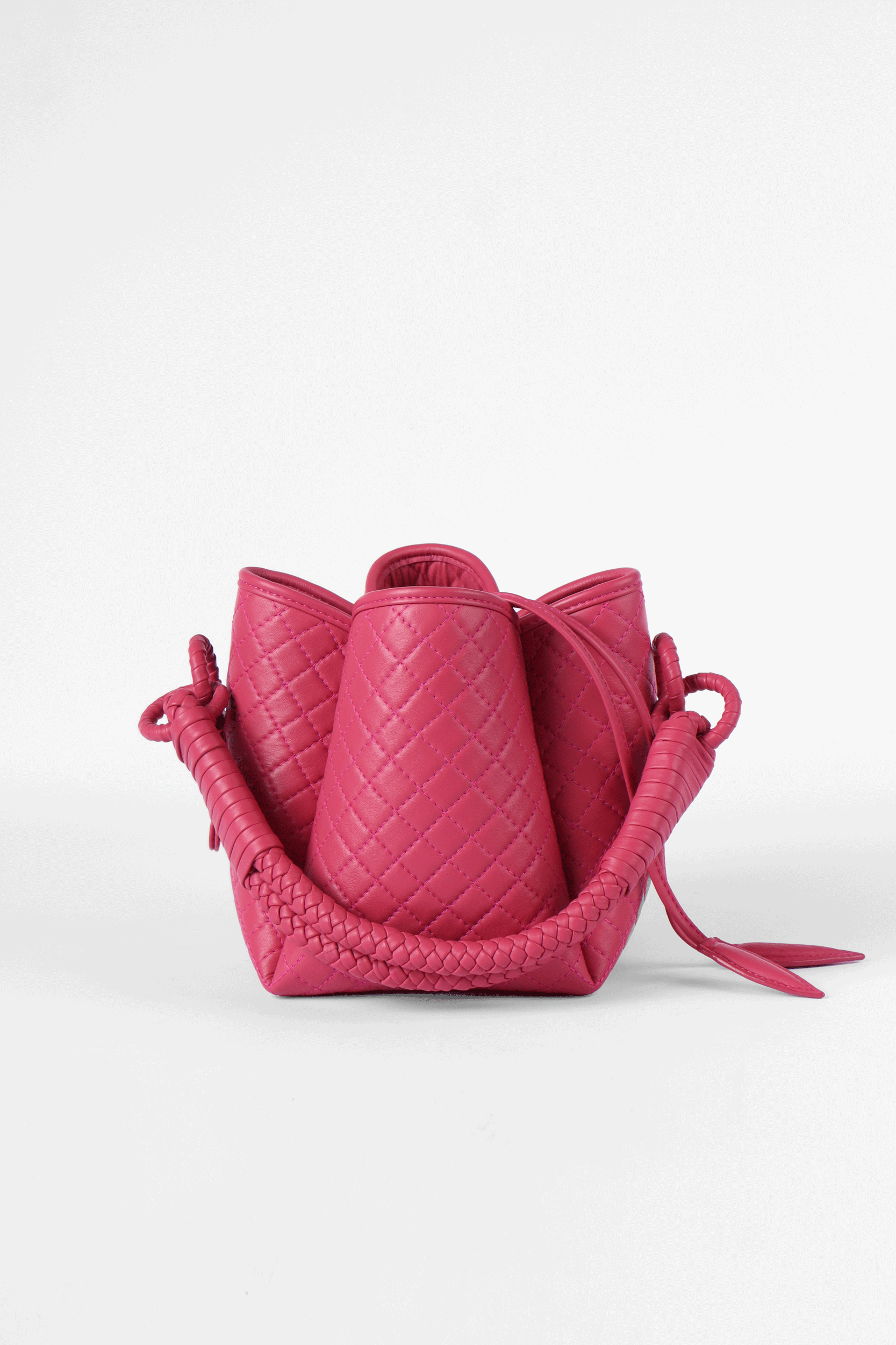 Tulip Mini Bucket Bag, Pink.