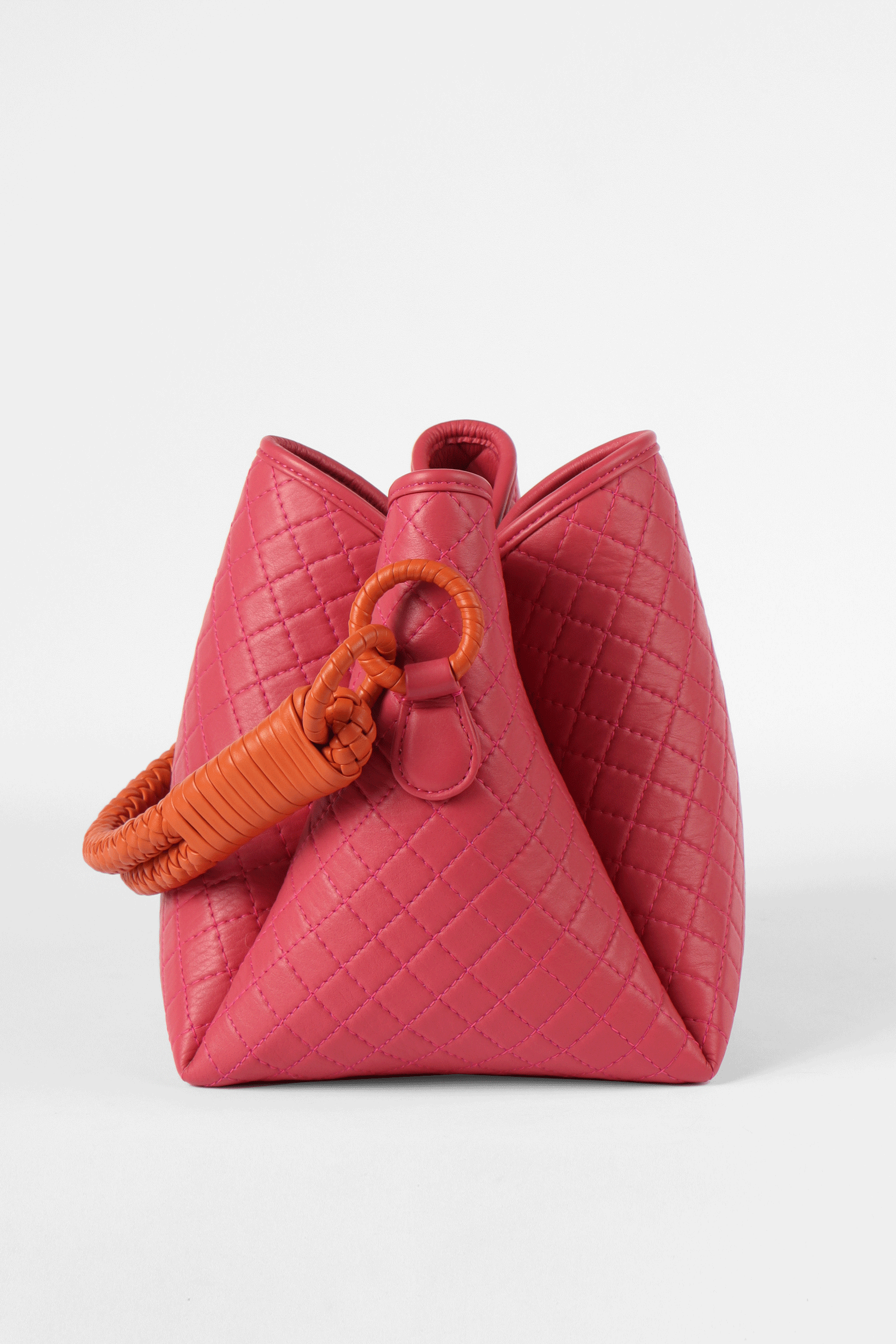 Tulip Bucket Bag, Pink & Orange