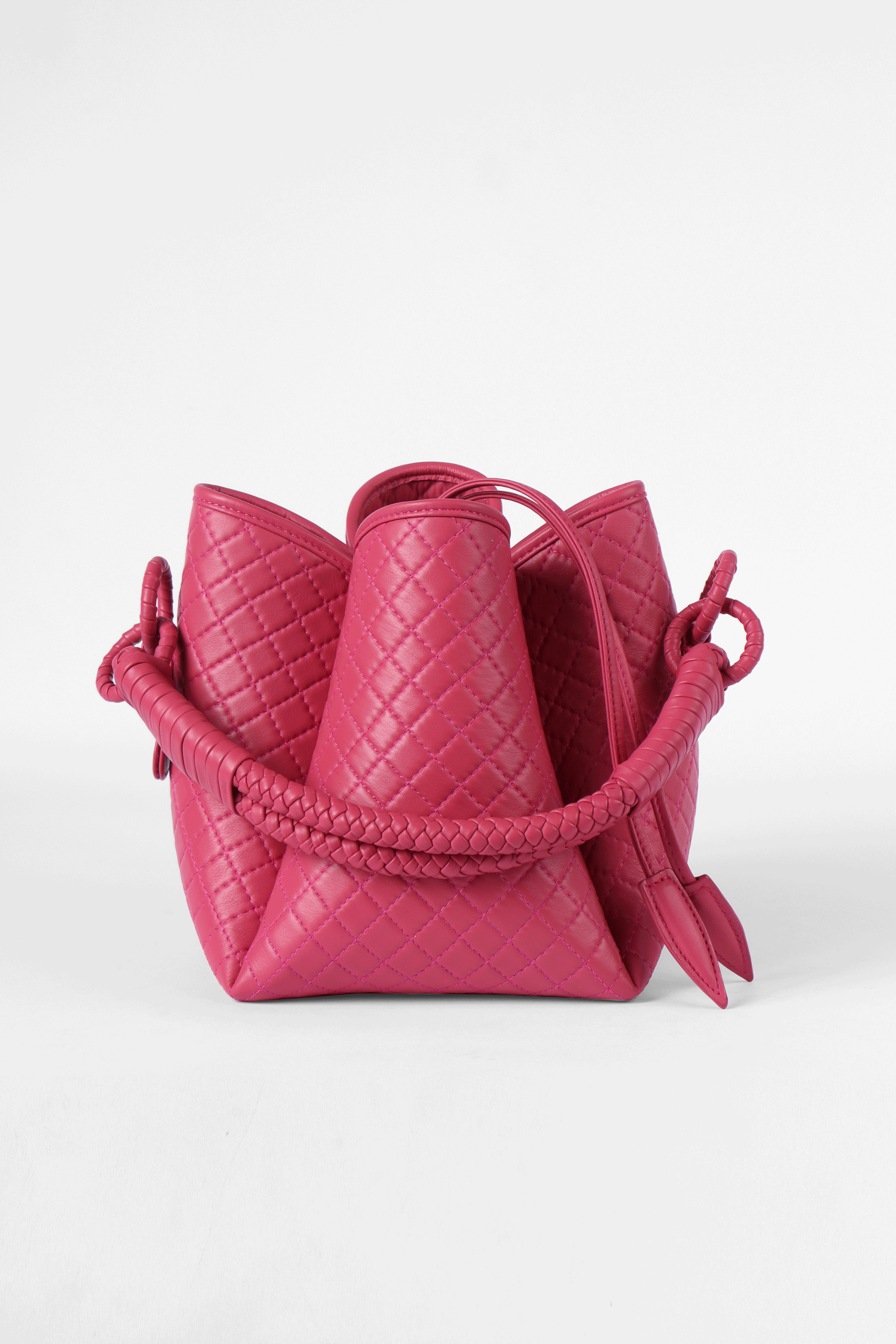 Tulip Bucket Bag, Pink.