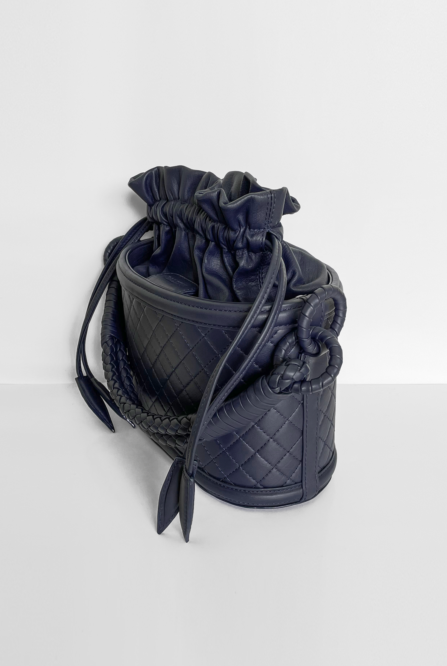 Basket Bucket, Navy Blue