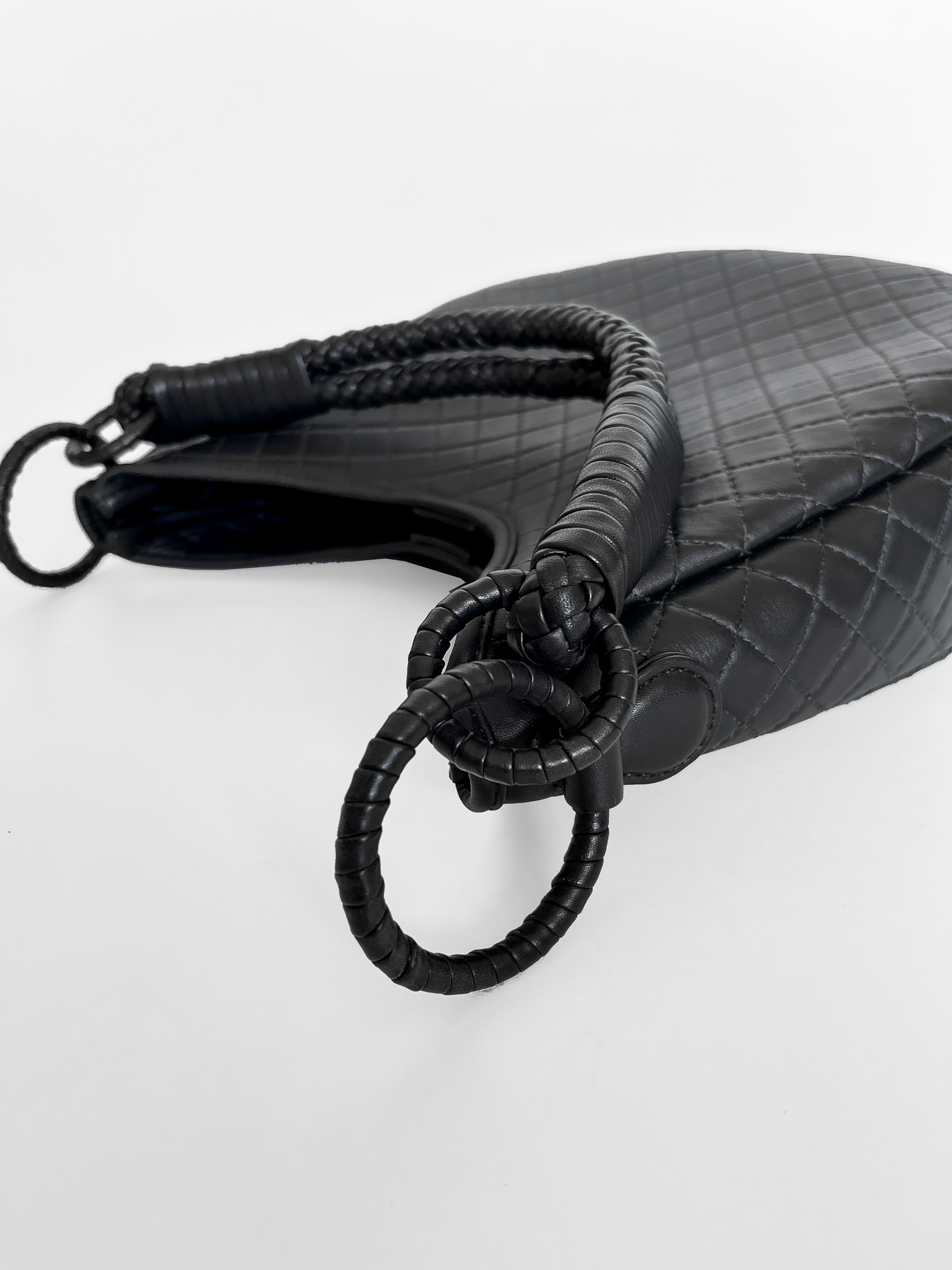 Saddle Shoulder Bag, Black