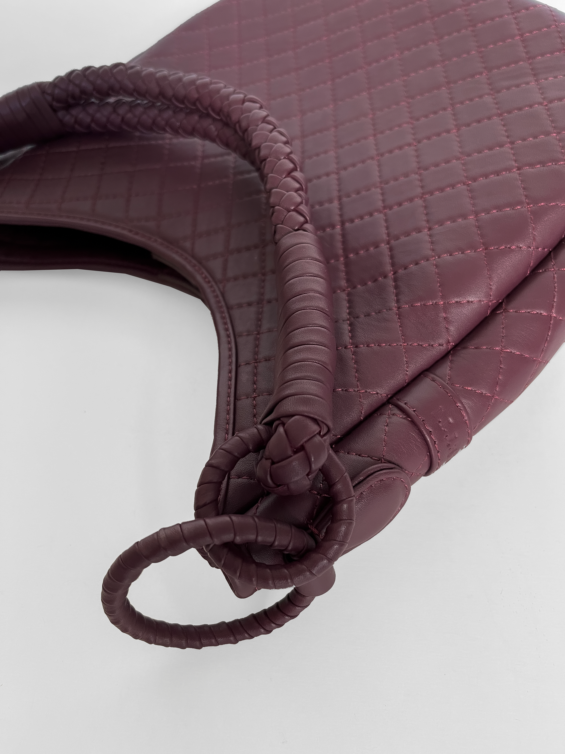 Saddle Shoulder Bag, Burgundy