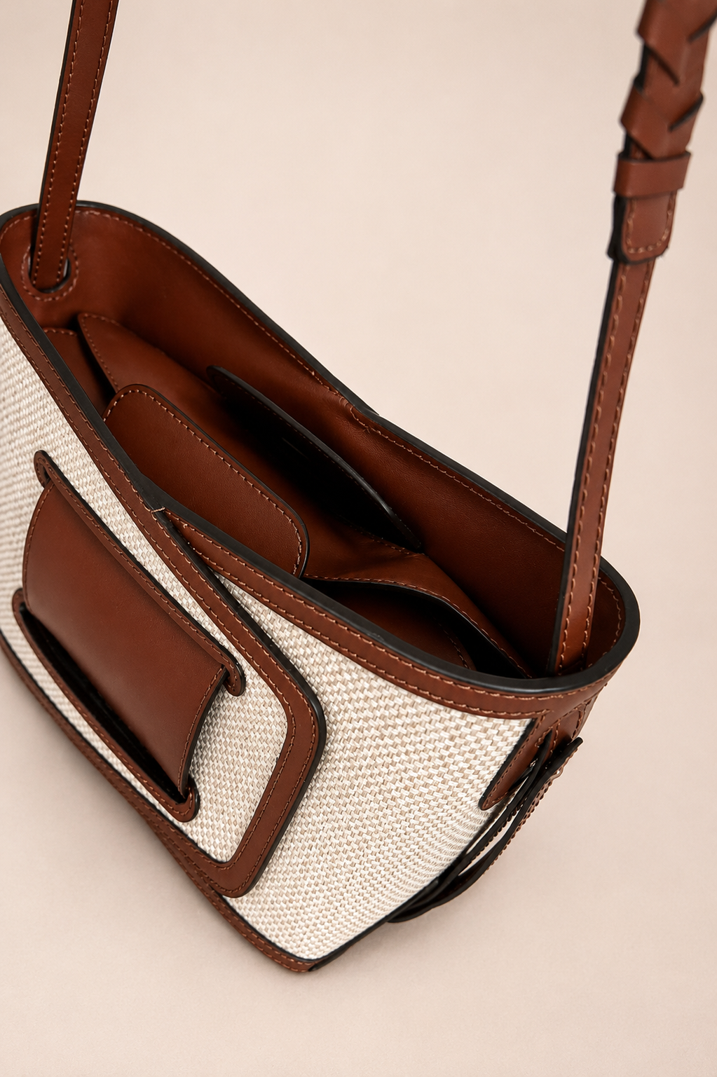 Omamori Bag, Canvas - Brown