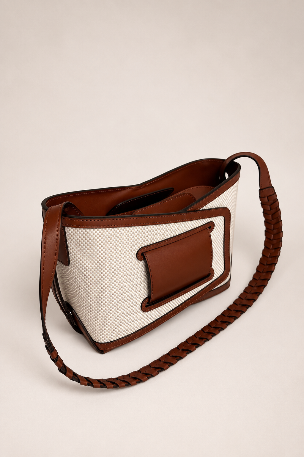 Omamori Bag, Canvas - Brown