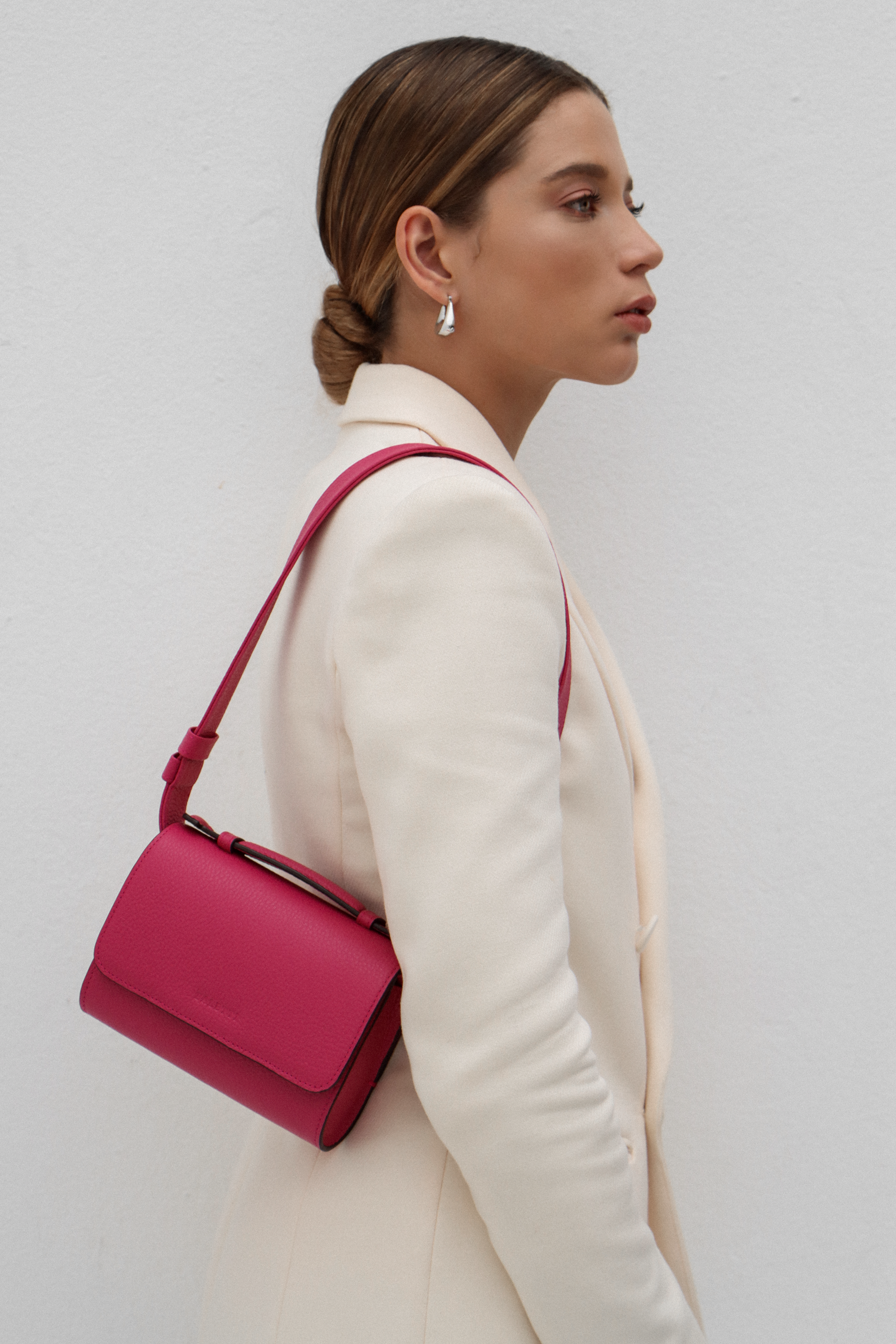 Canvas Belt bag - Pink (3 in 1 convertible)