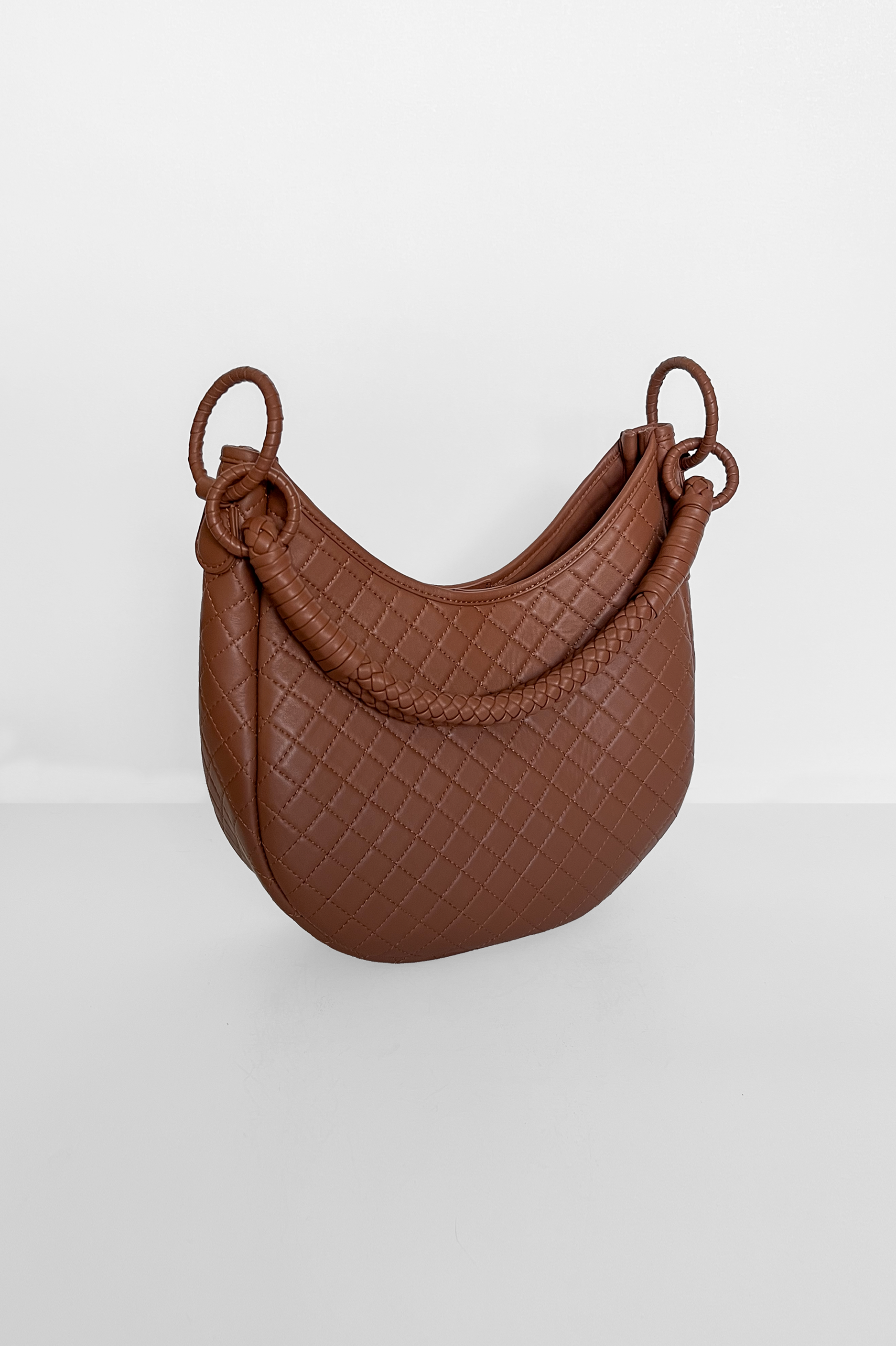 Saddle Shoulder Bag, Brandy
