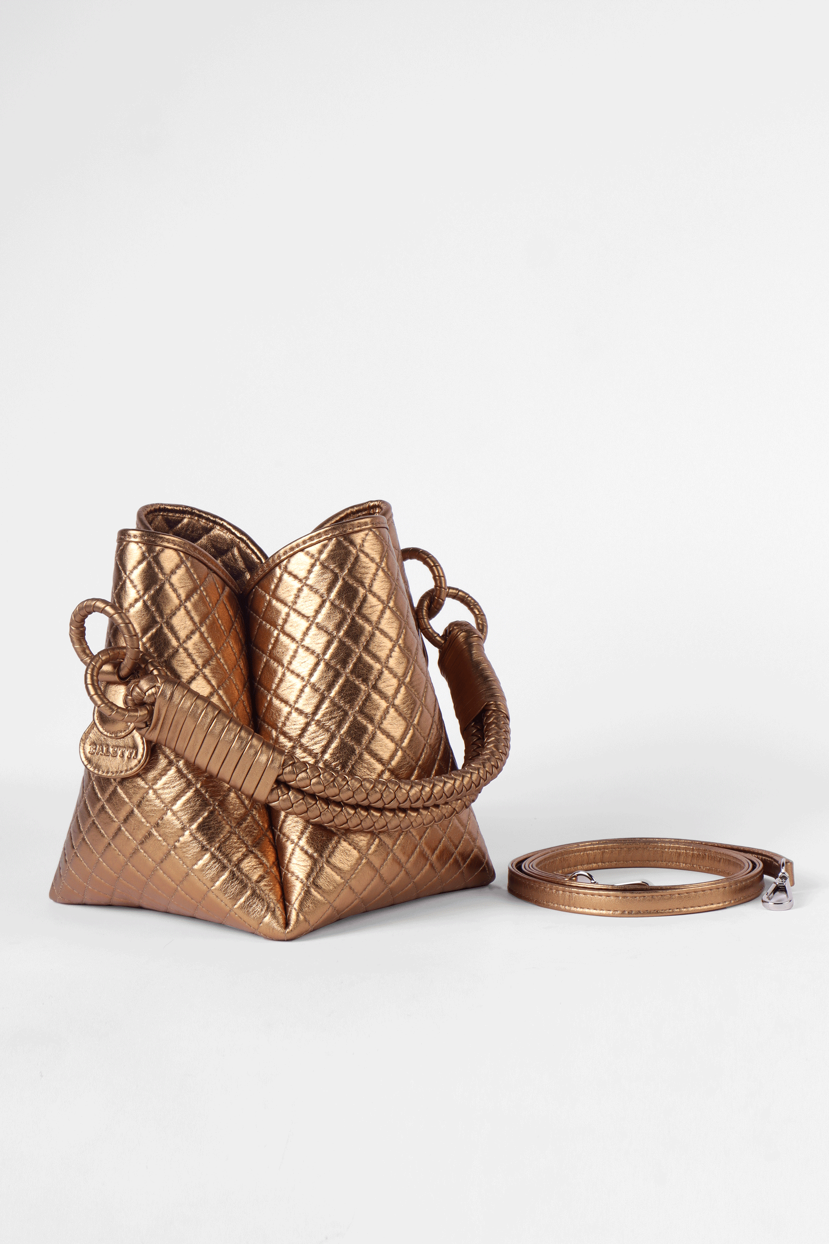 Tulip Bucket Bag, Gold. Limited Edition