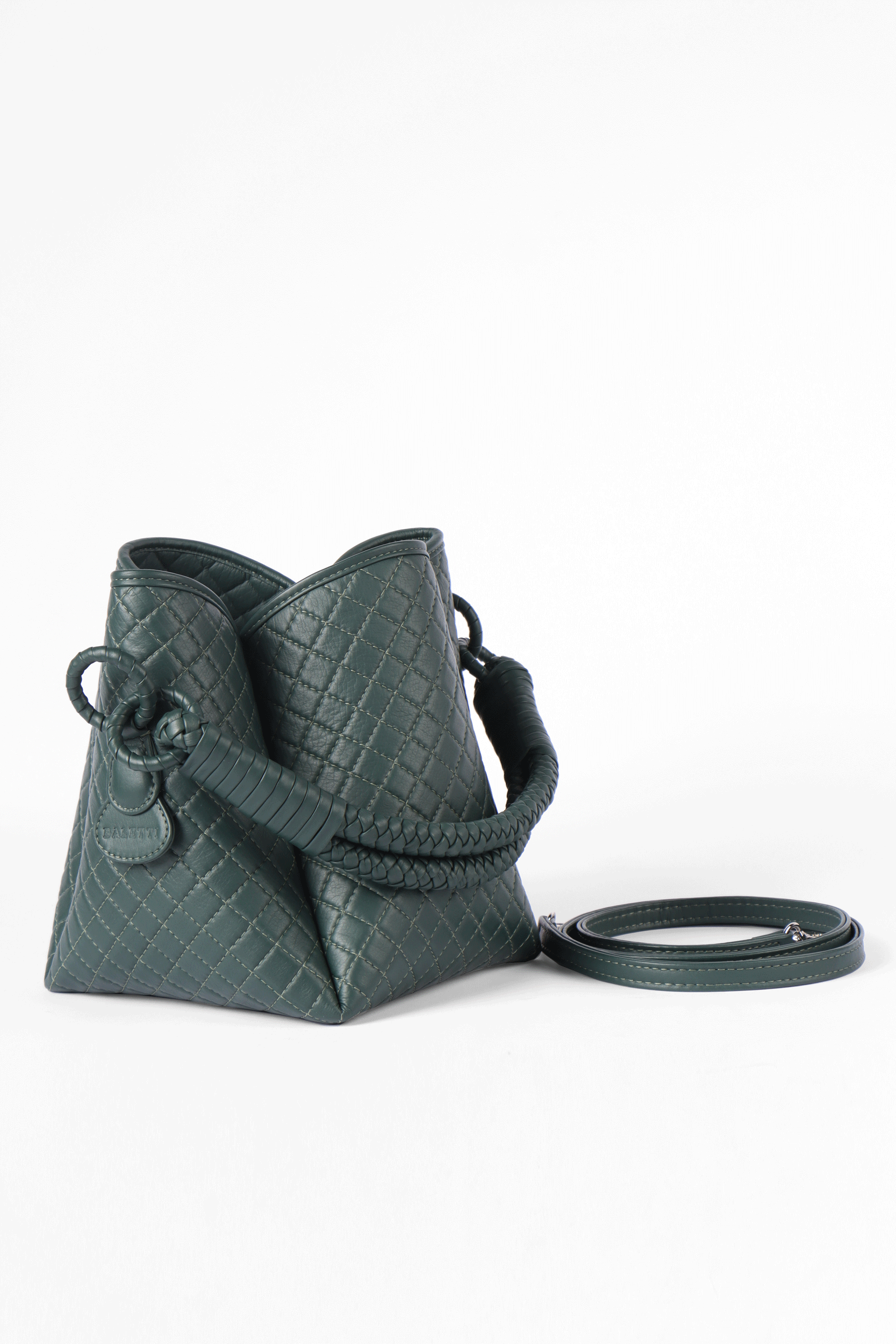 Tulip Bucket Bag, Green.