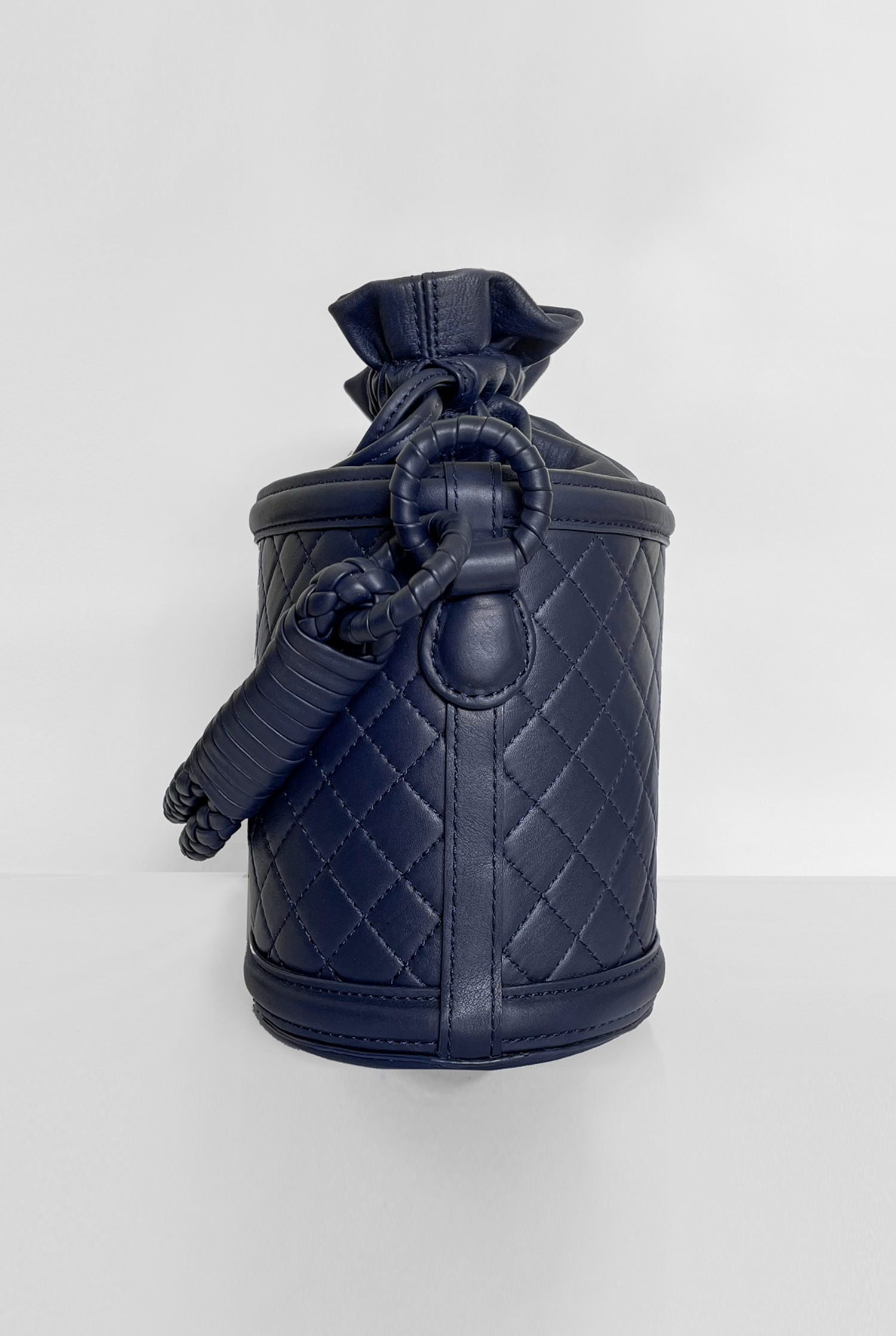 Basket Bucket, Navy Blue