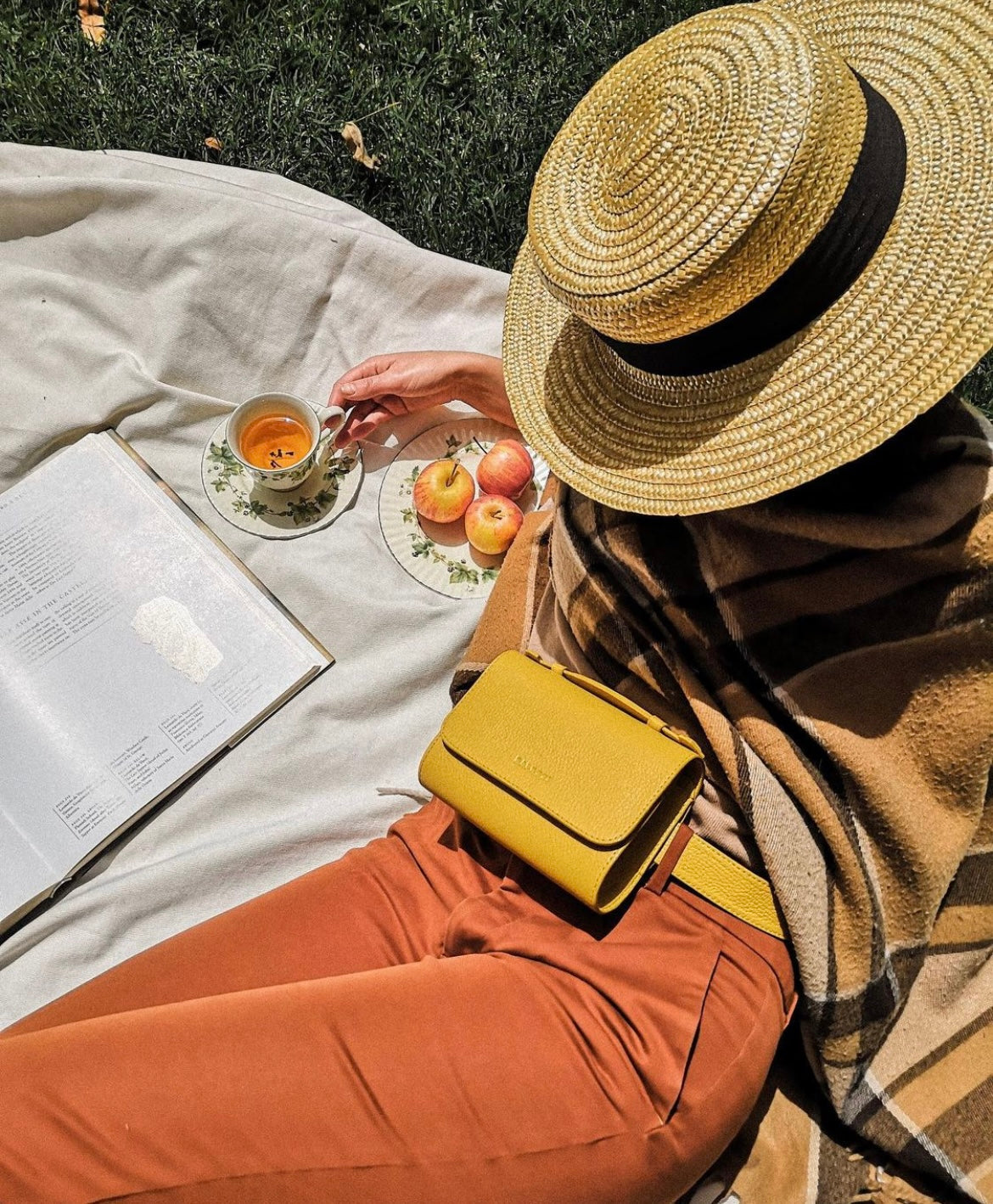 Canvas Belt bag - Yellow (3 in 1 convertible)