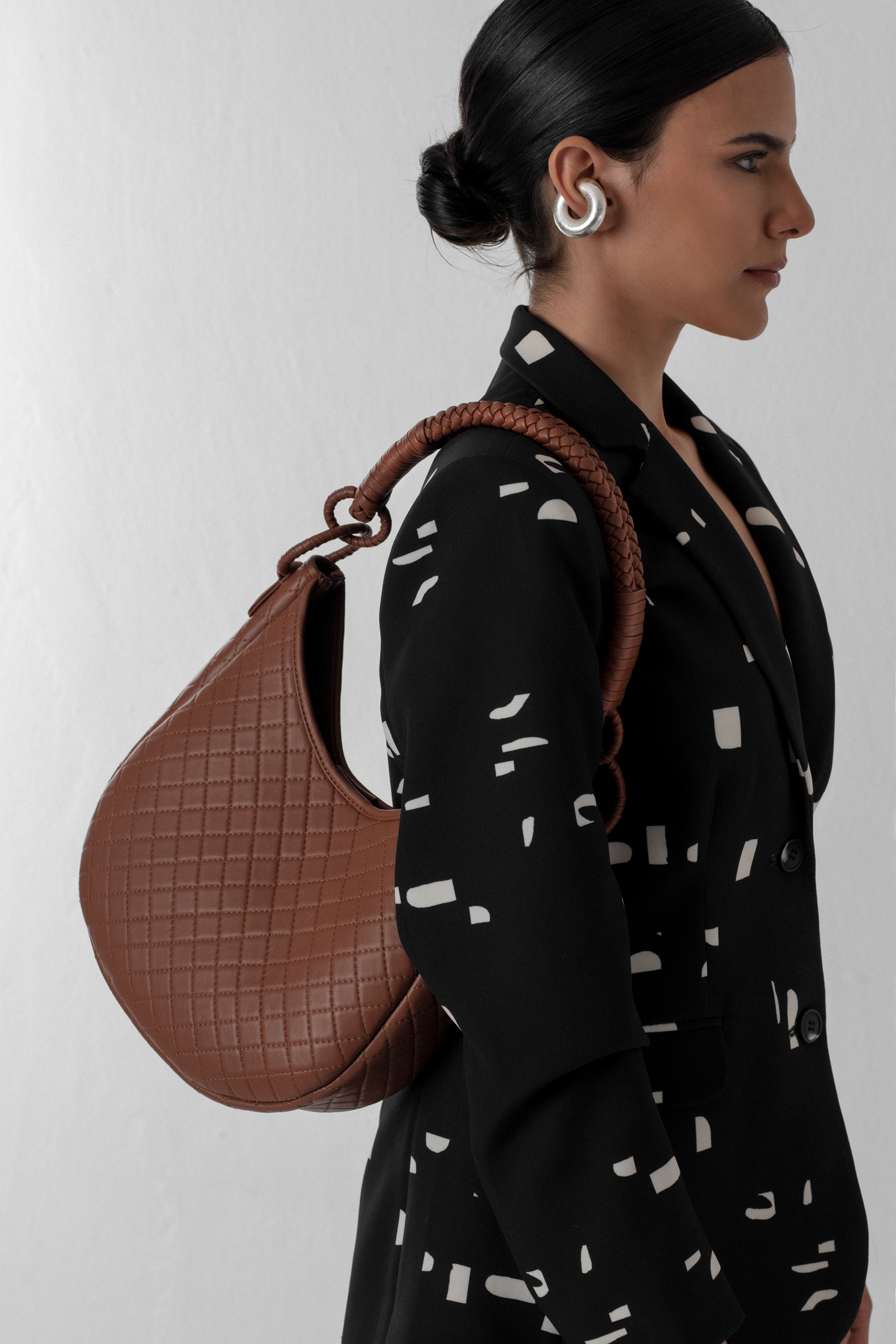 Saddle Shoulder Bag, Brandy