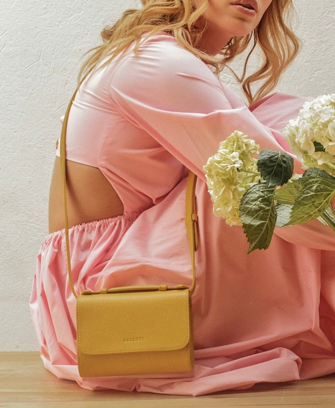 Canvas Belt bag - Yellow (3 in 1 convertible)